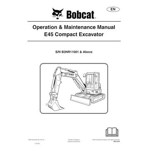 bobcat mini excavator temperature|E45 7300145 enGB om 01.